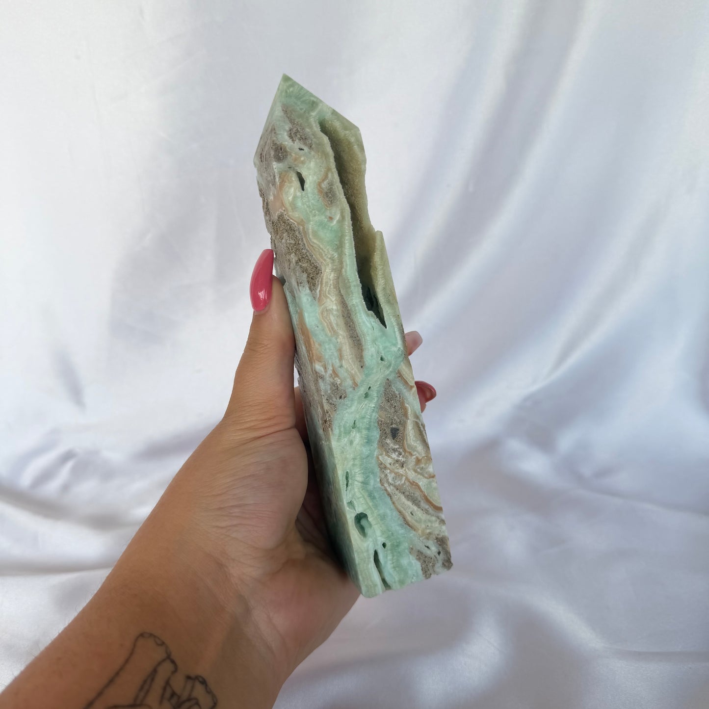Hemimorphite towers