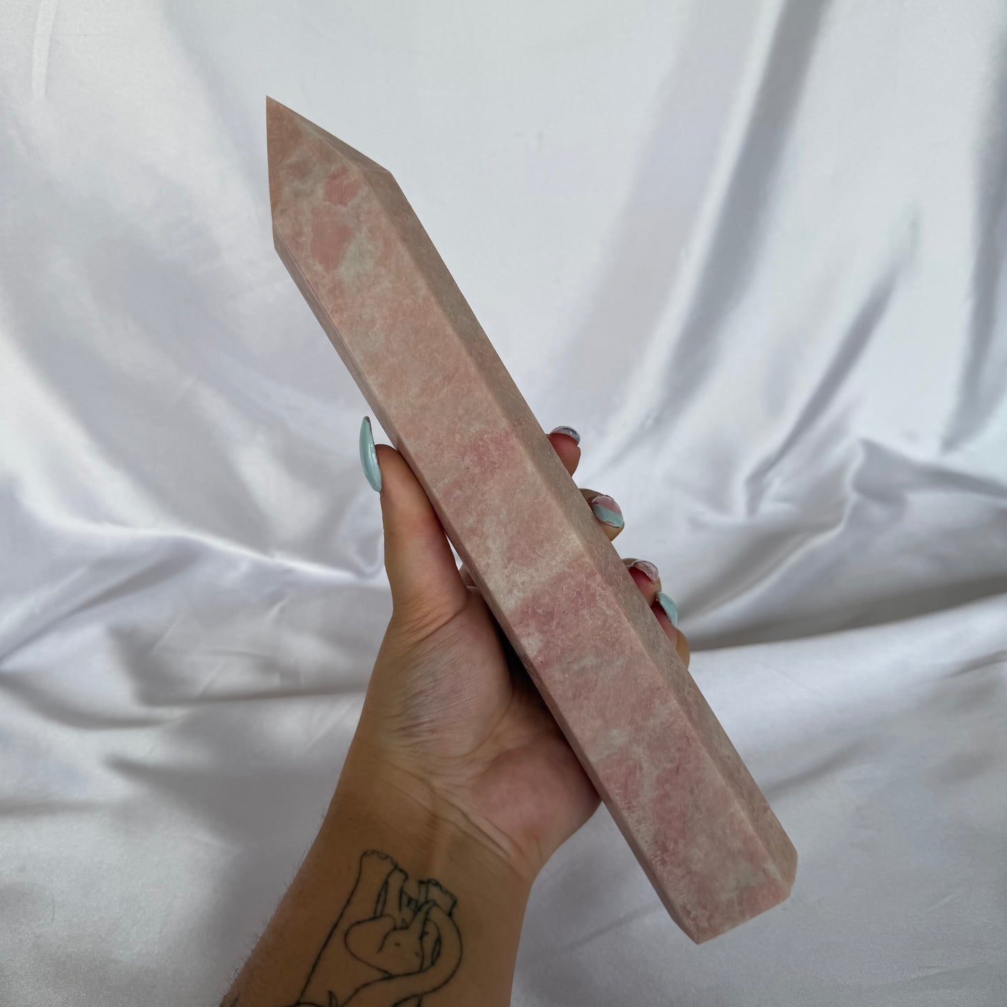 XL pink opal towers