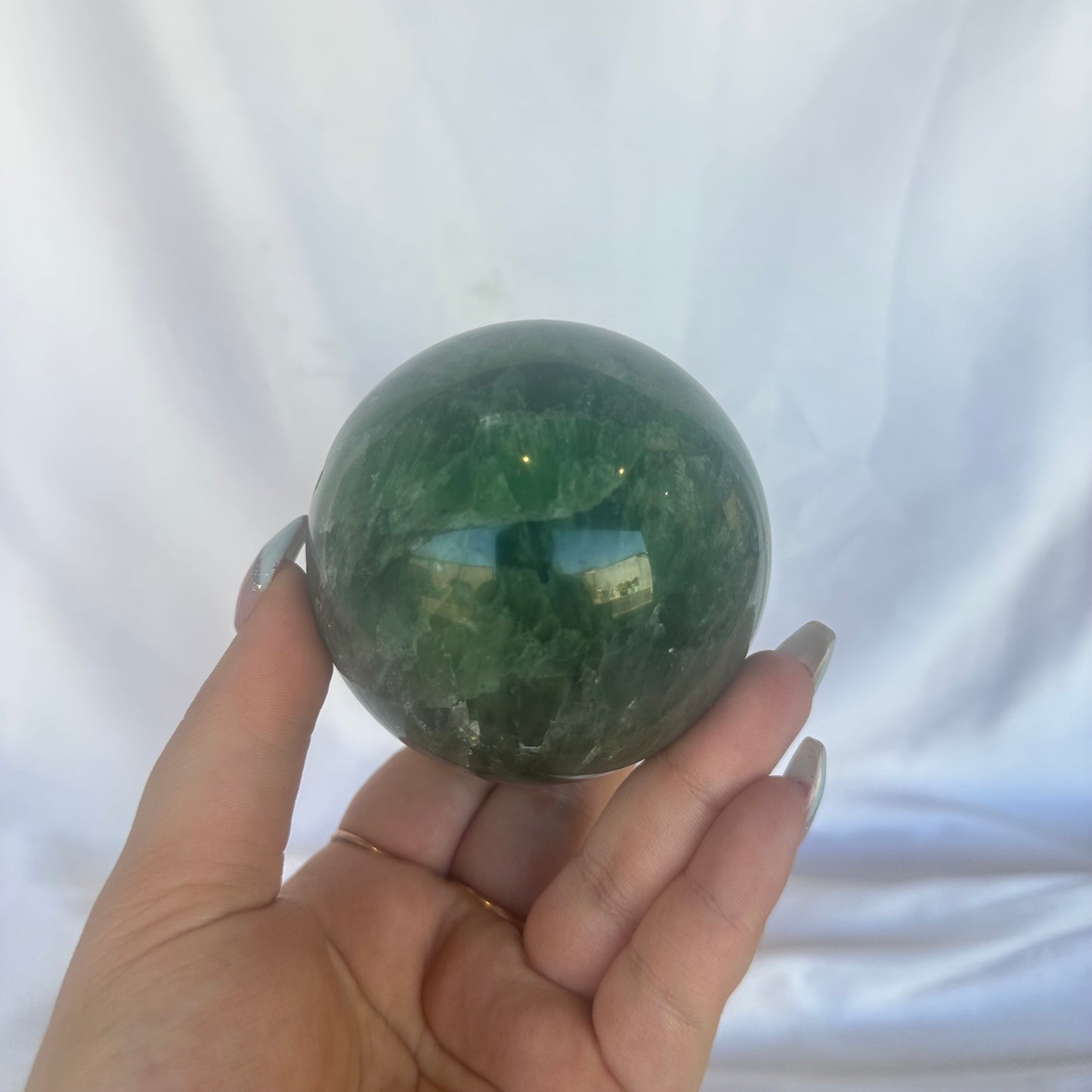 Fluorite sphere