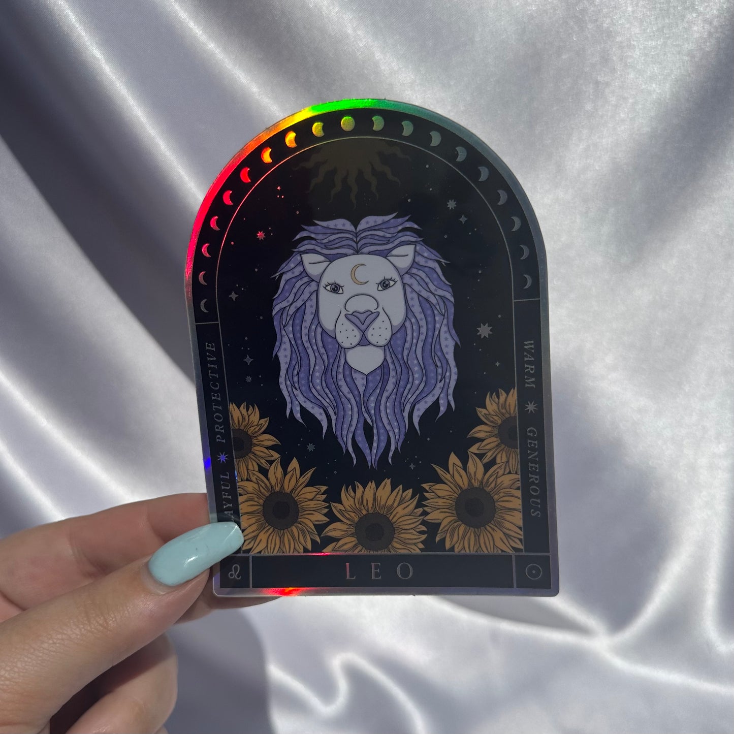 Zodiac holographic stickers