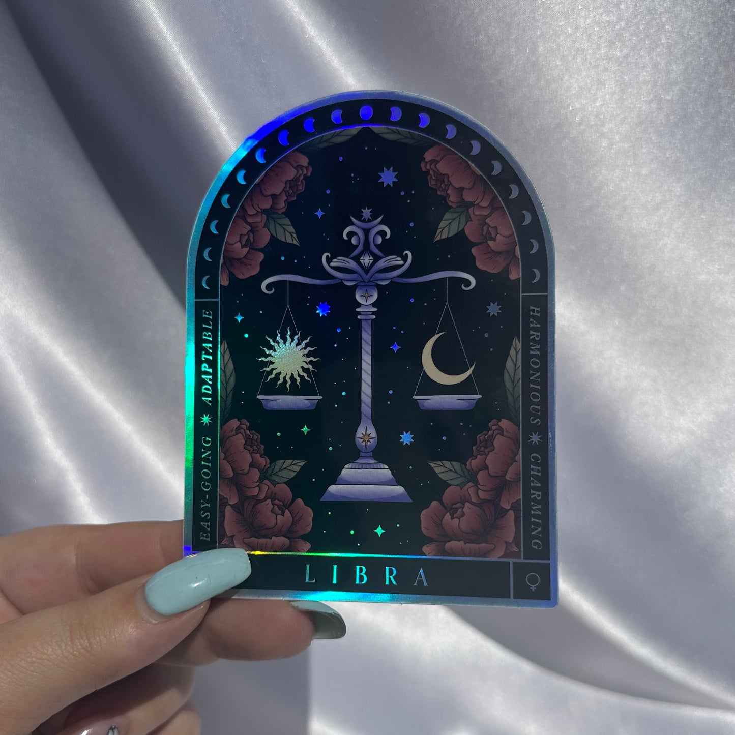 Zodiac holographic stickers