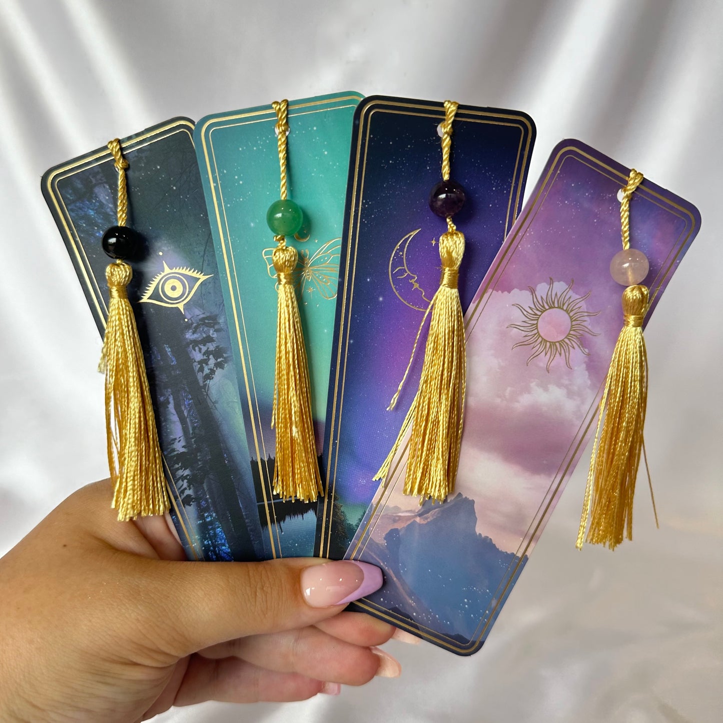 Crystal bookmark set