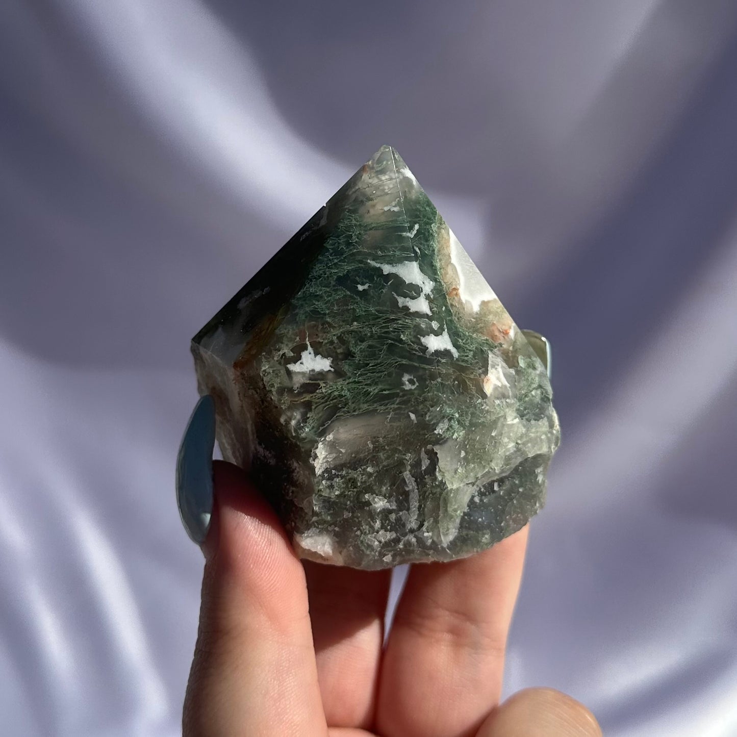 Moss agate cupcake #188