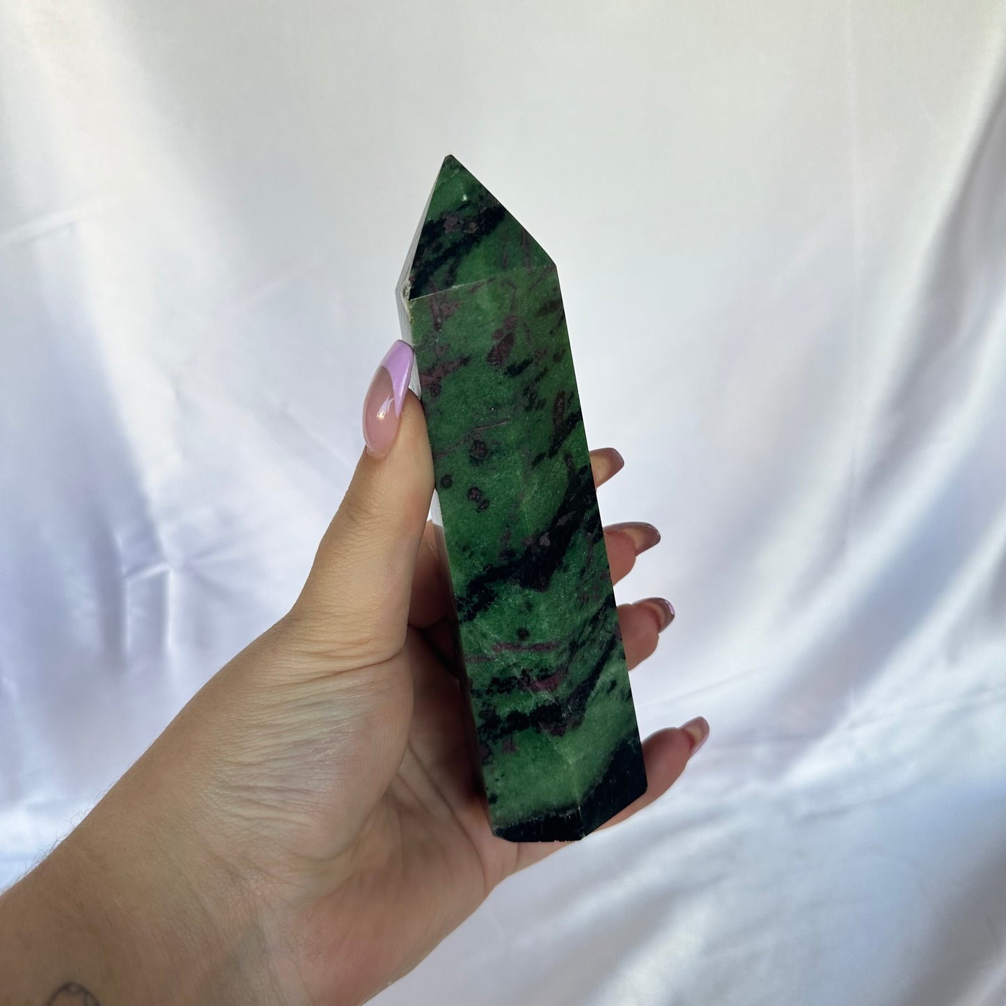 Ruby zoisite point #282