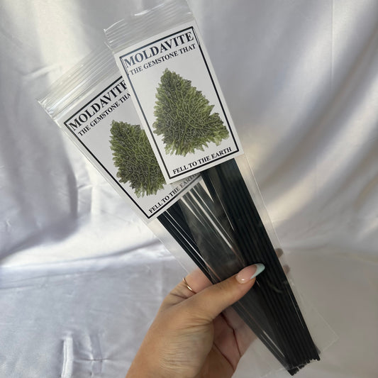 Moldavite incense sticks