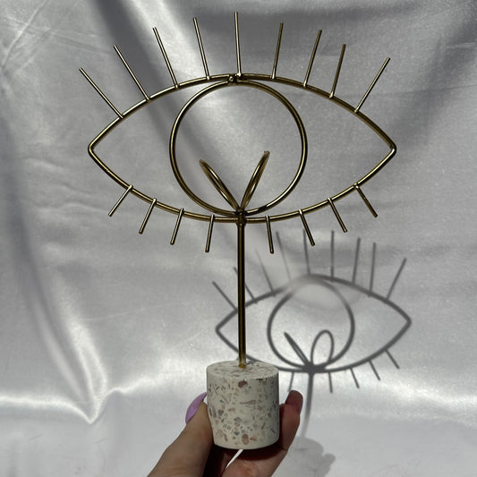 Evil eye sphere stand