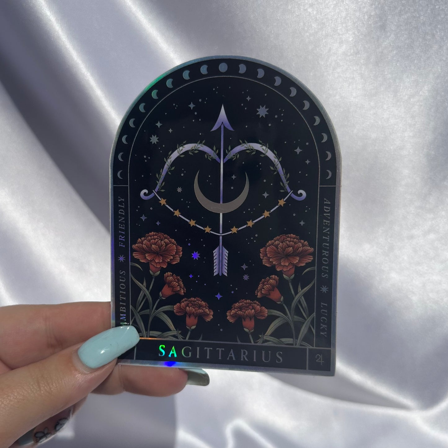 Zodiac holographic stickers