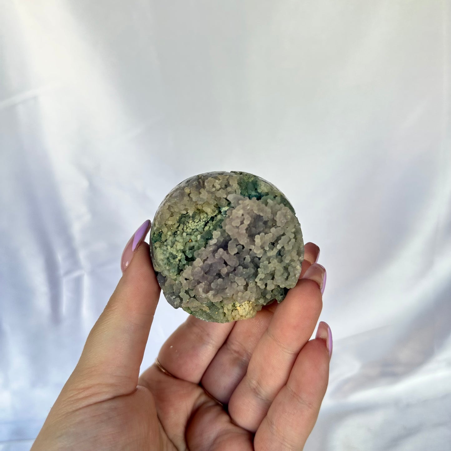 Grape agate sphere #431