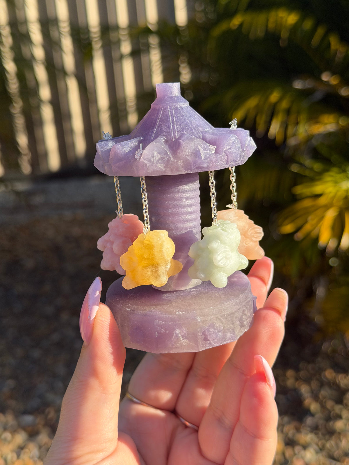 Spinning Crystal Carousel