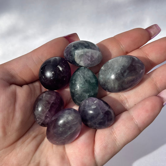 Fluorite tumble