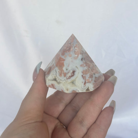Petal agate diamond #347