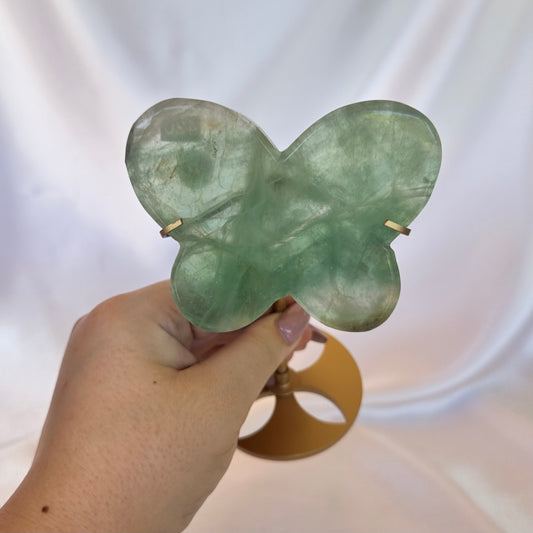 Fluorite butterfly on stand #420