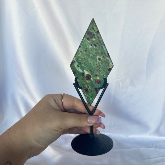 Ruby fuschite diamond #466
