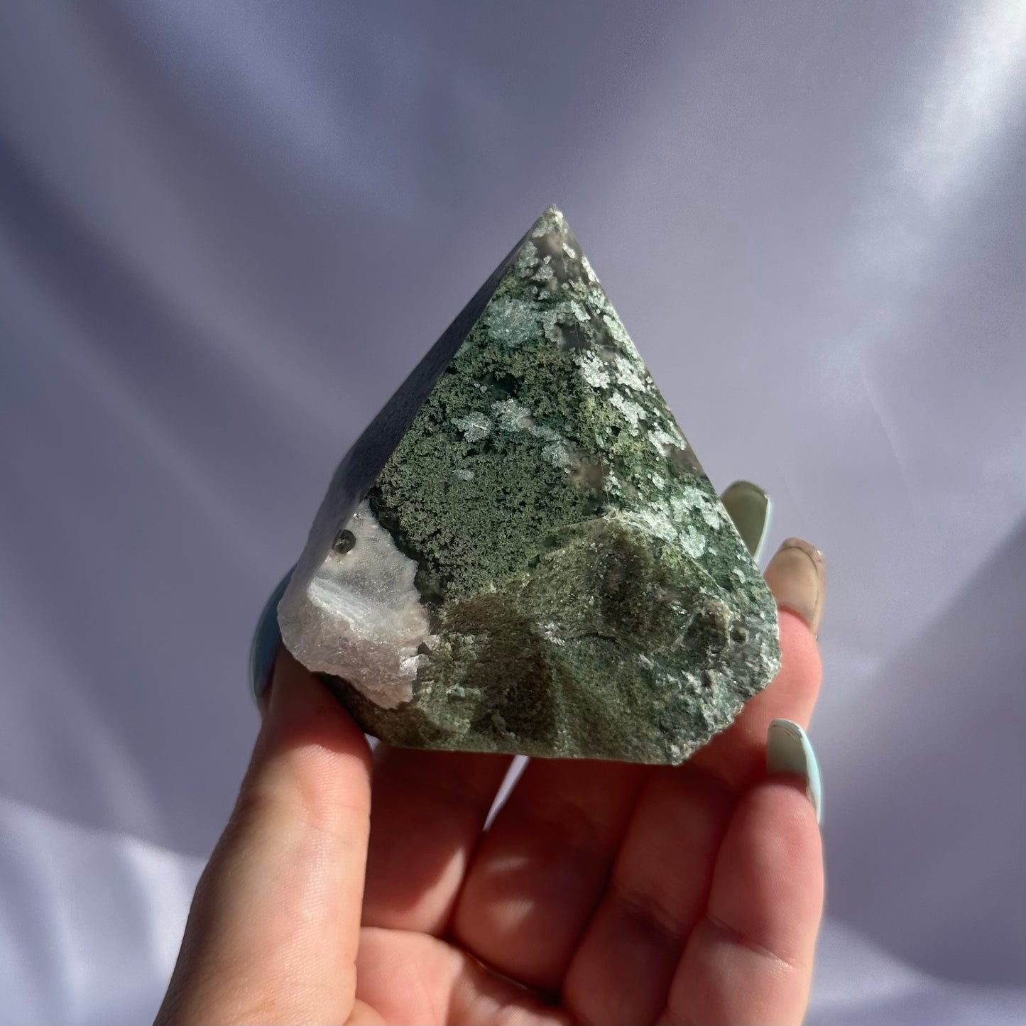 Moss agate cupcake #153