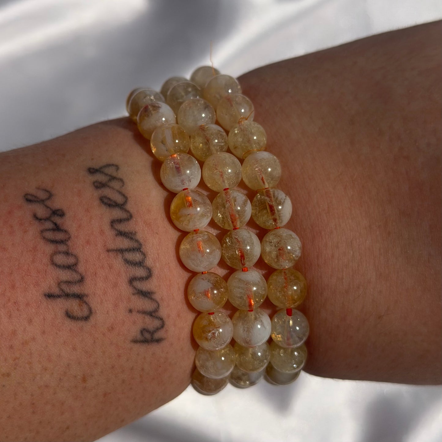Citrine bracelet