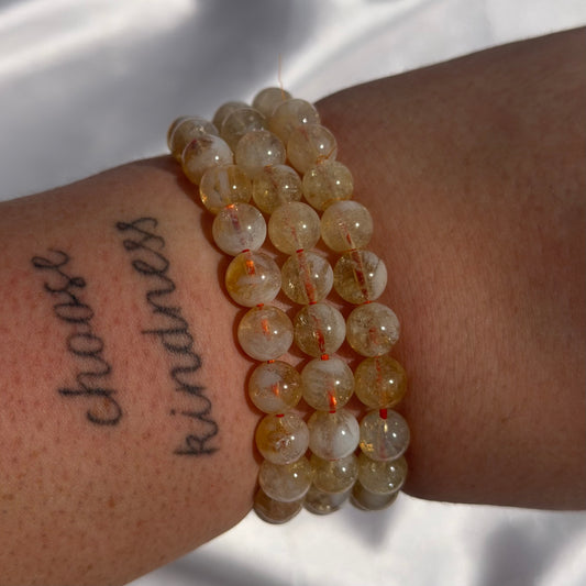 Citrine bracelet