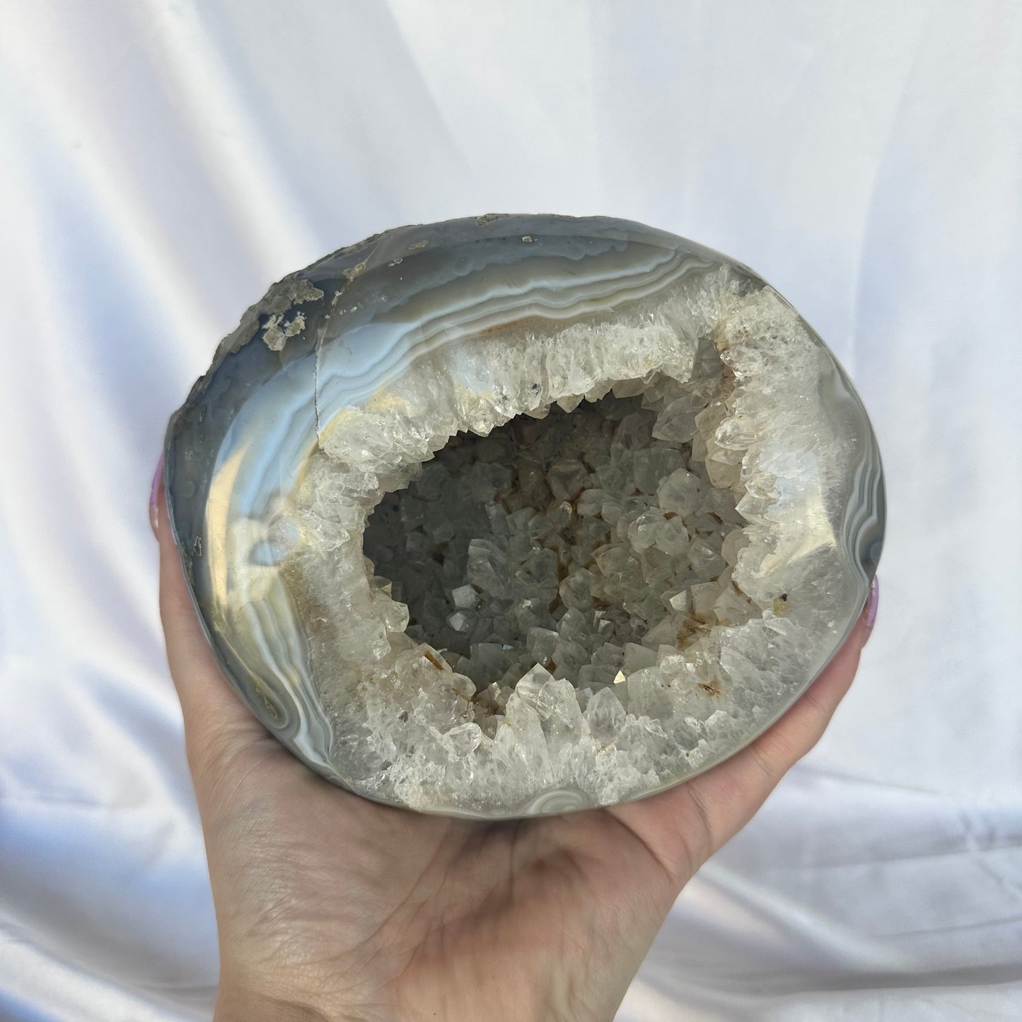 Agate geode cave