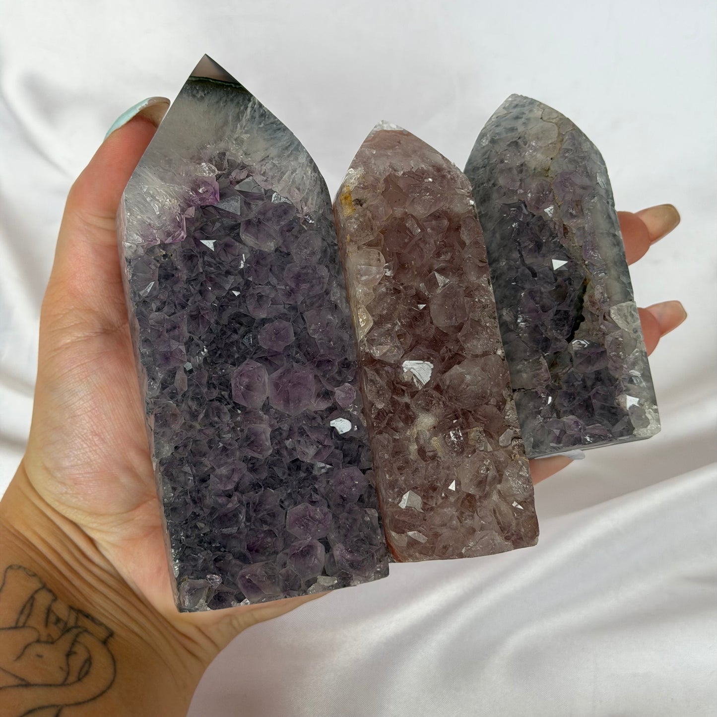 Amethyst & agate towers