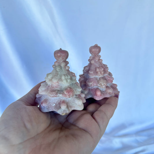 Pink opal Christmas tree