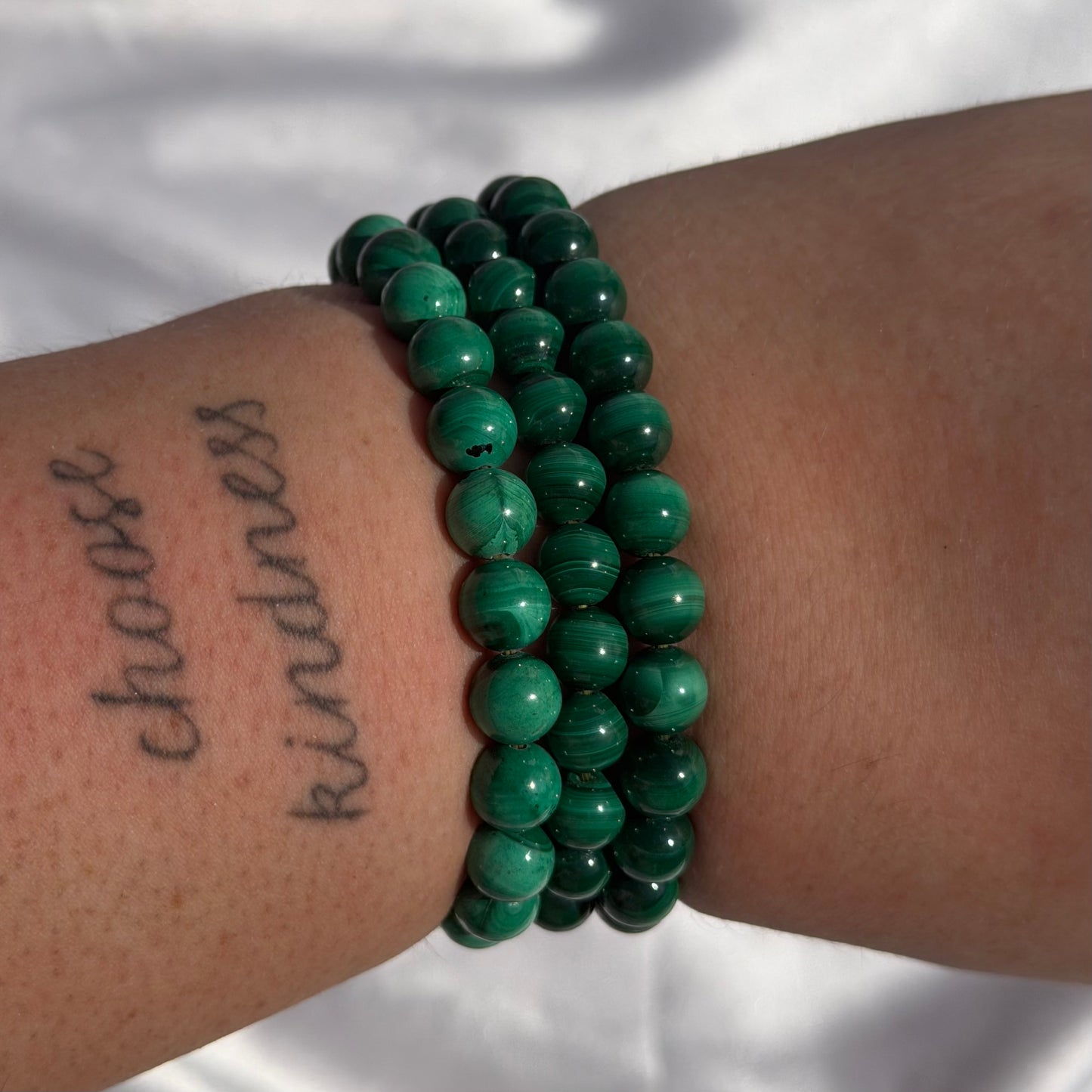 Malachite bracelet