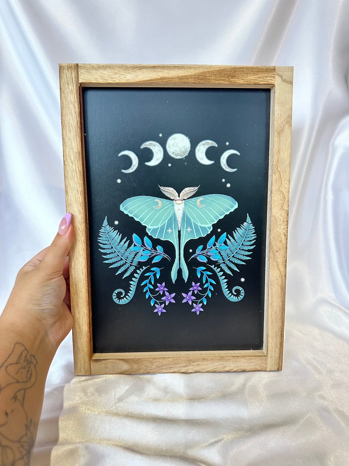 Wooden frame wall art