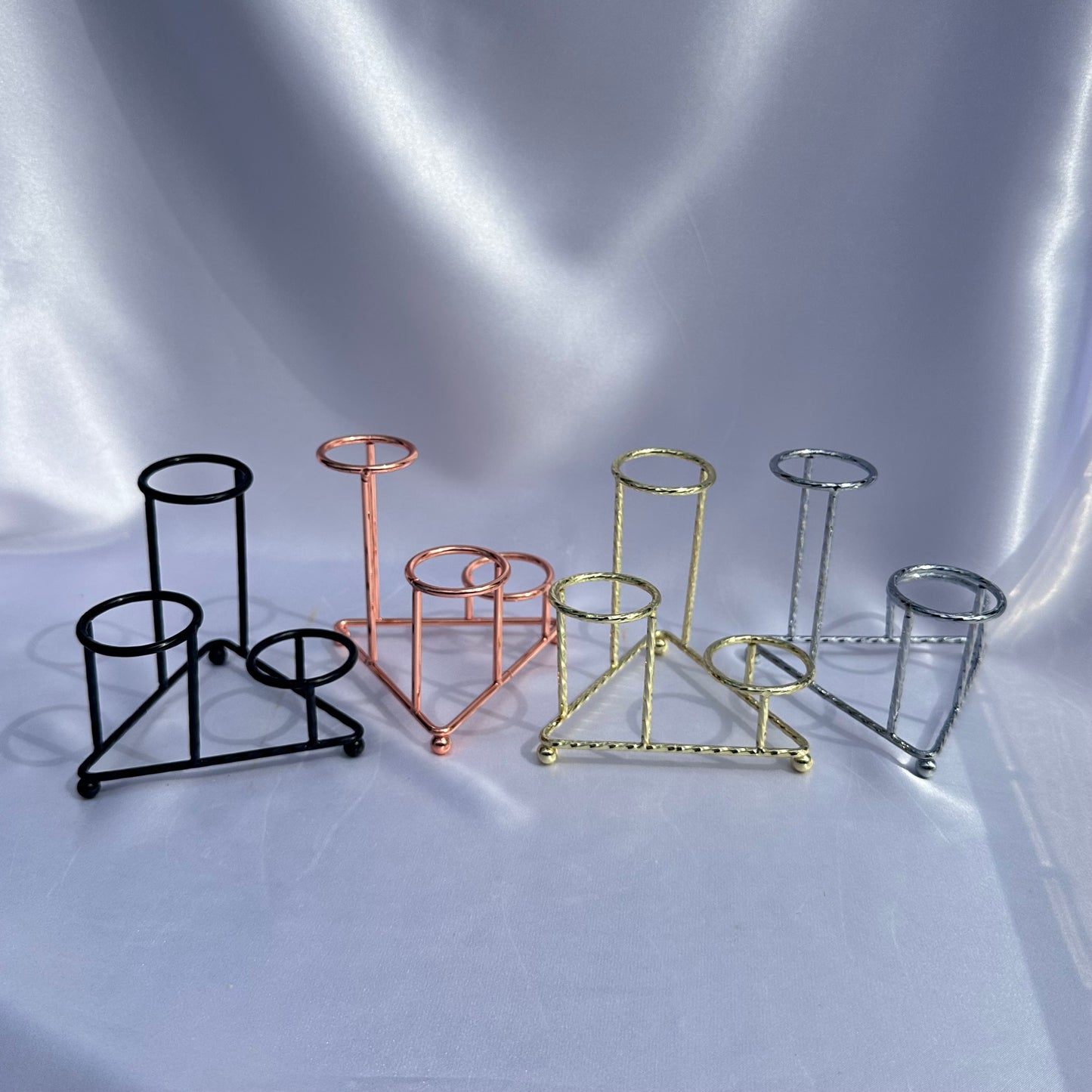 Assorted 3 tier sphere stands