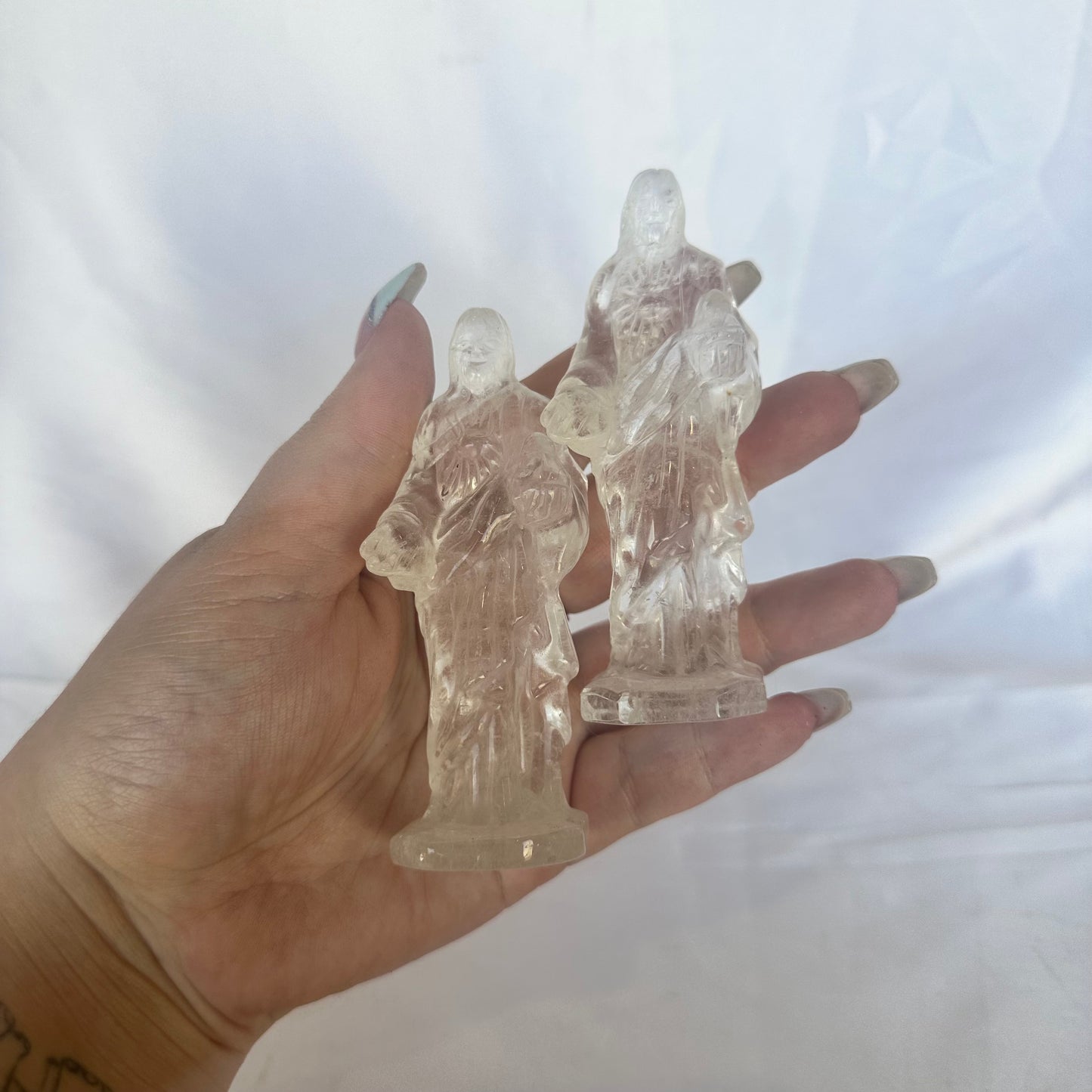 Clear quartz Jesus