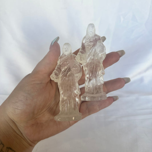 Clear quartz Jesus
