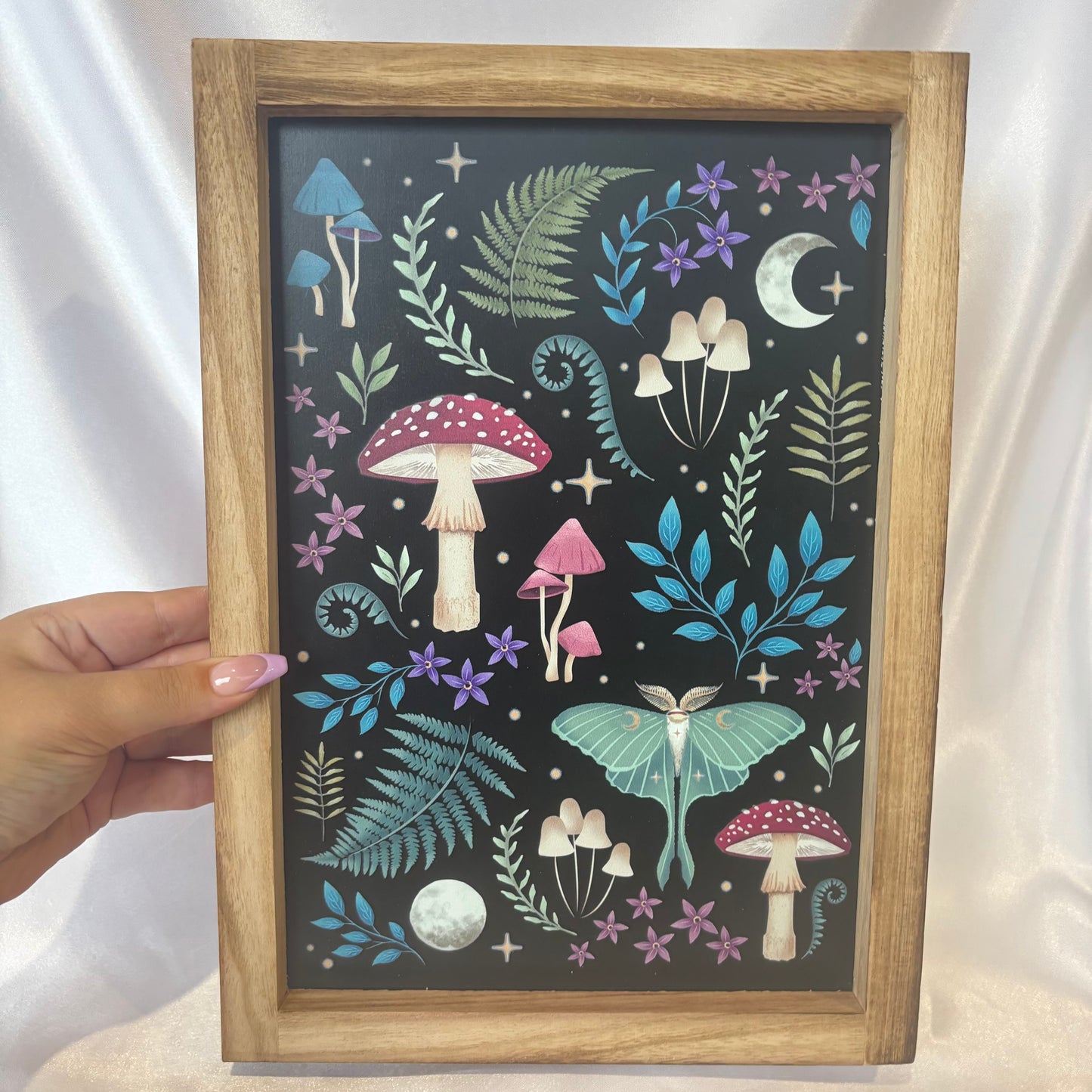 Wooden frame wall art
