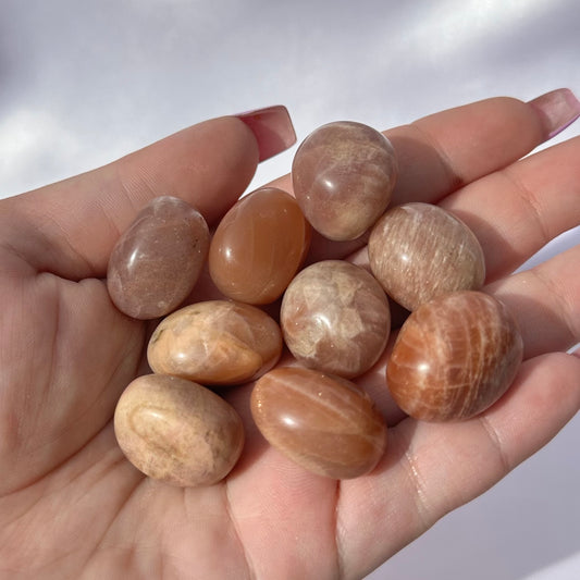 Peach moonstone tumble