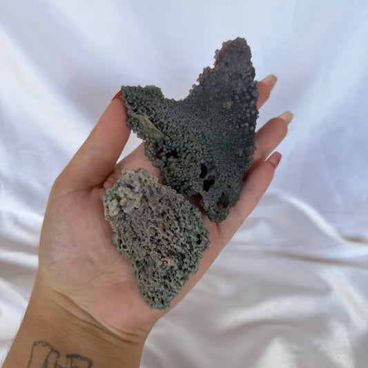 Grape agate cluster