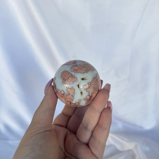Petal agate sphere #50