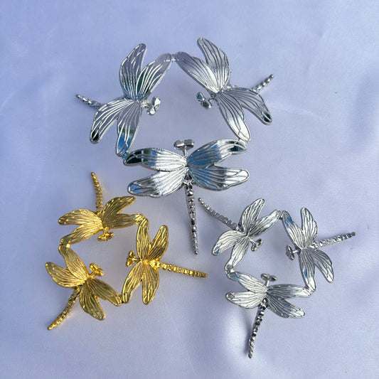 Assorted dragonfly circle sphere stands