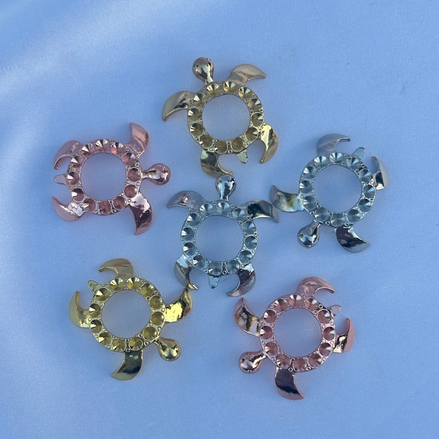 Assorted mini turtle sphere stands