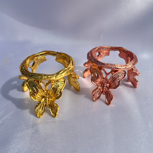 Assorted butterfly house sphere stand