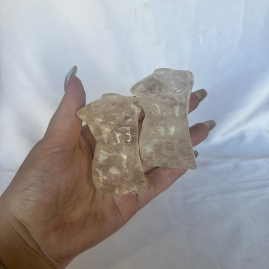 Male clear quartz body