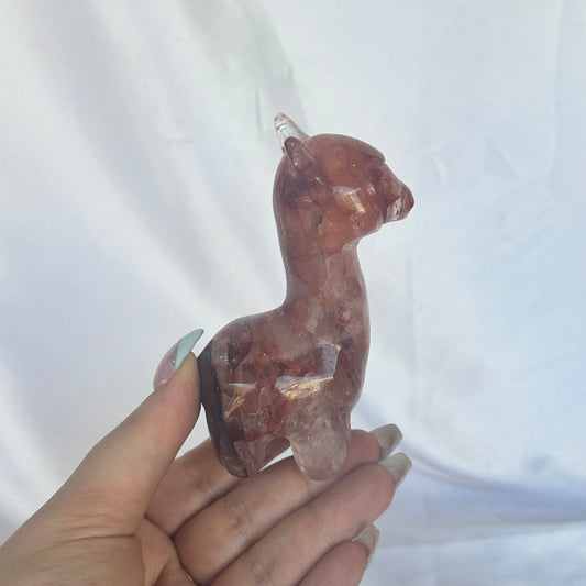 Fire quartz llama