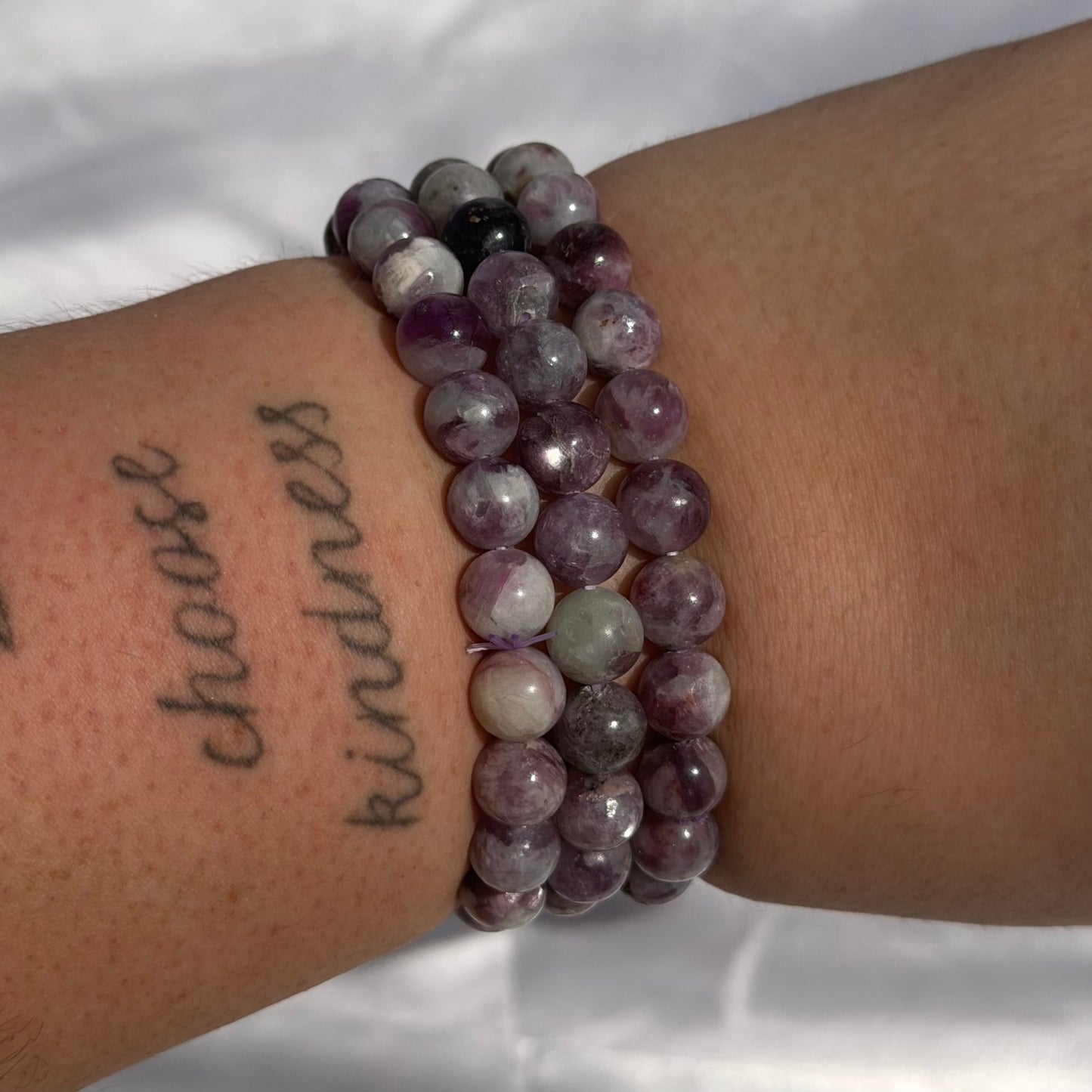 Lepidolite bracelet