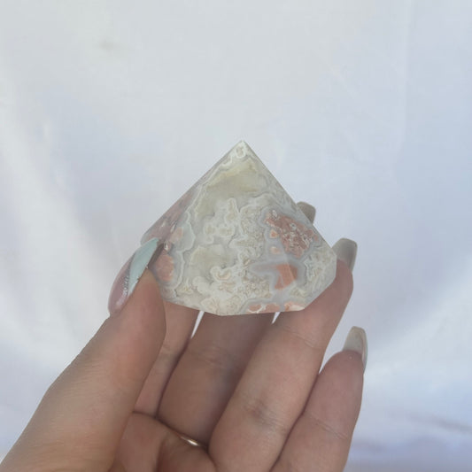 Petal agate diamond #343