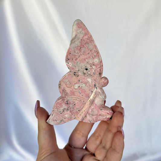 Peruvian rhodonite fairy #384