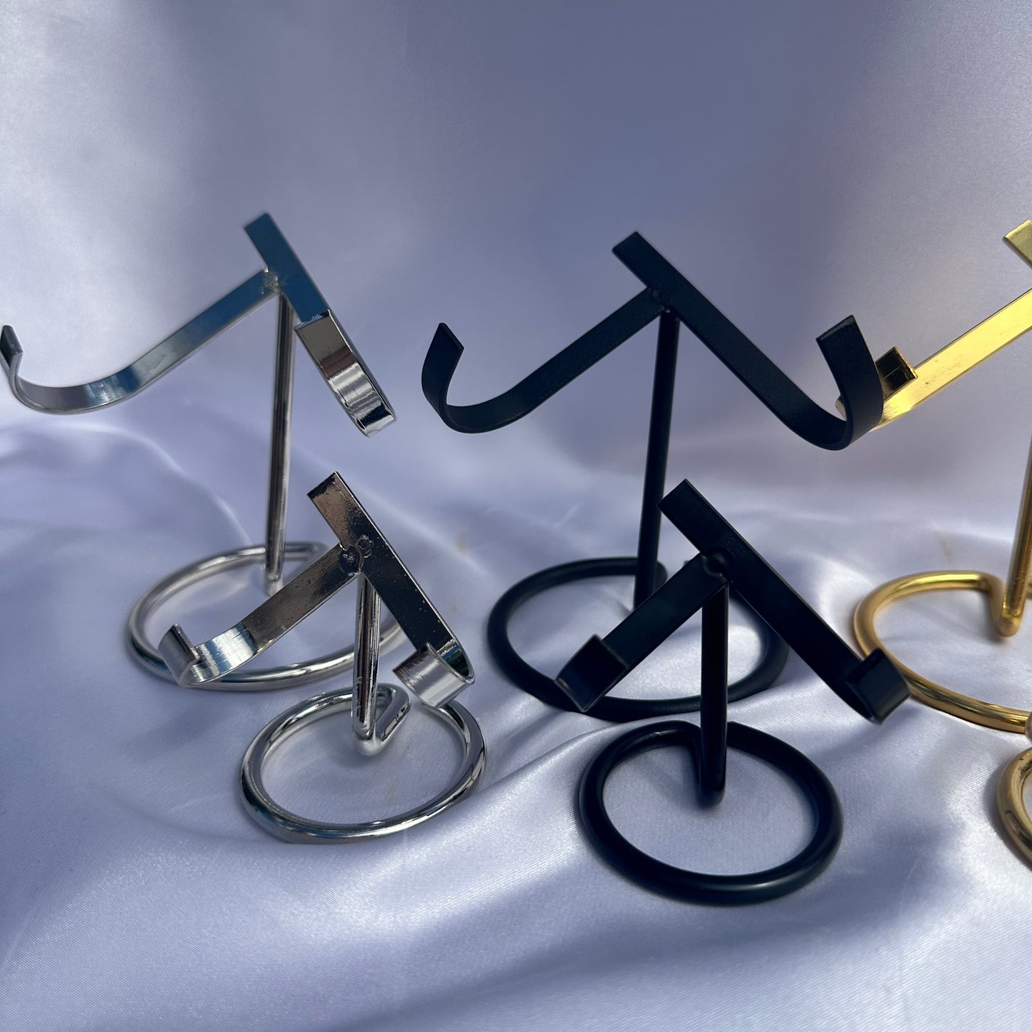 Assorted heart display stands