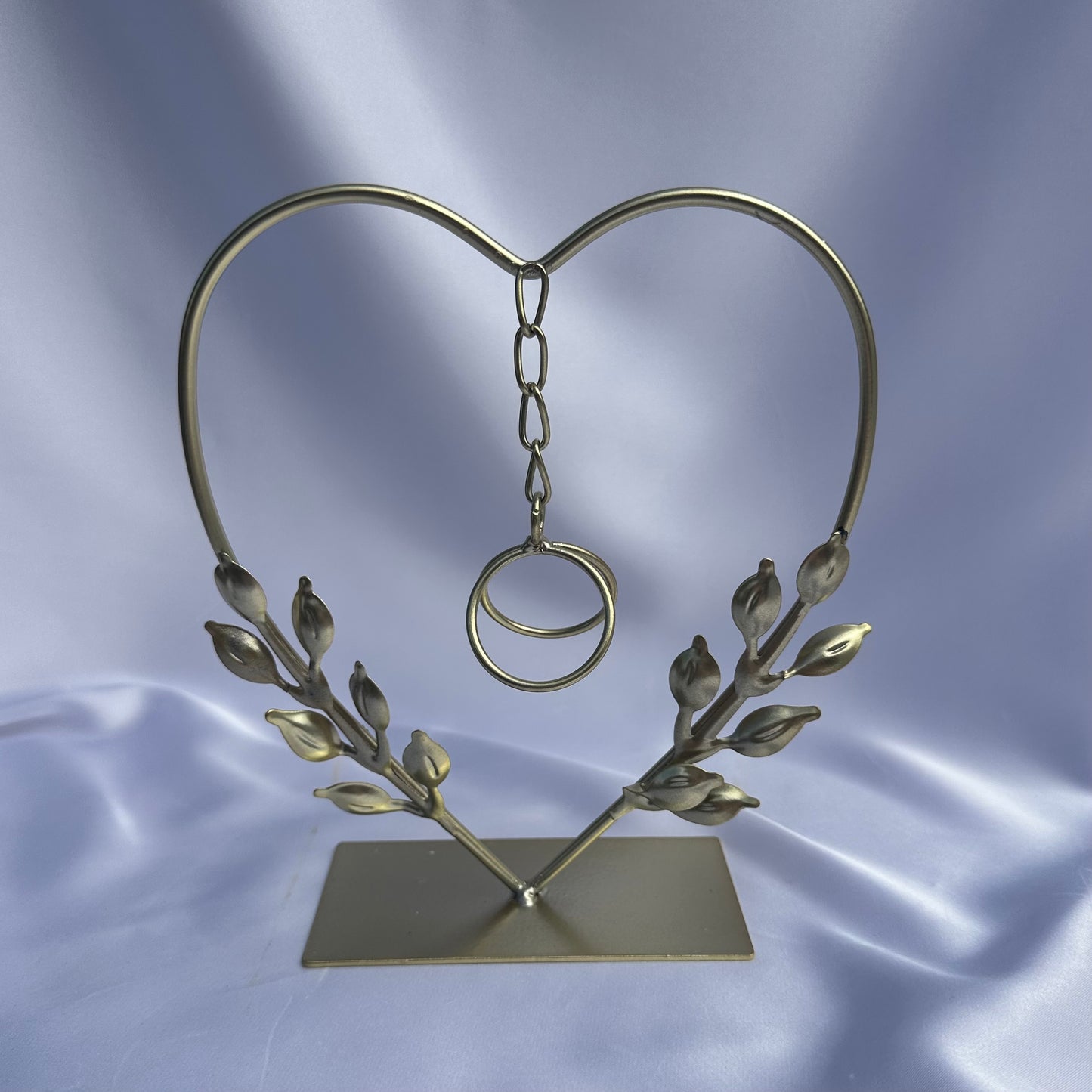 Gold hanging sphere stands