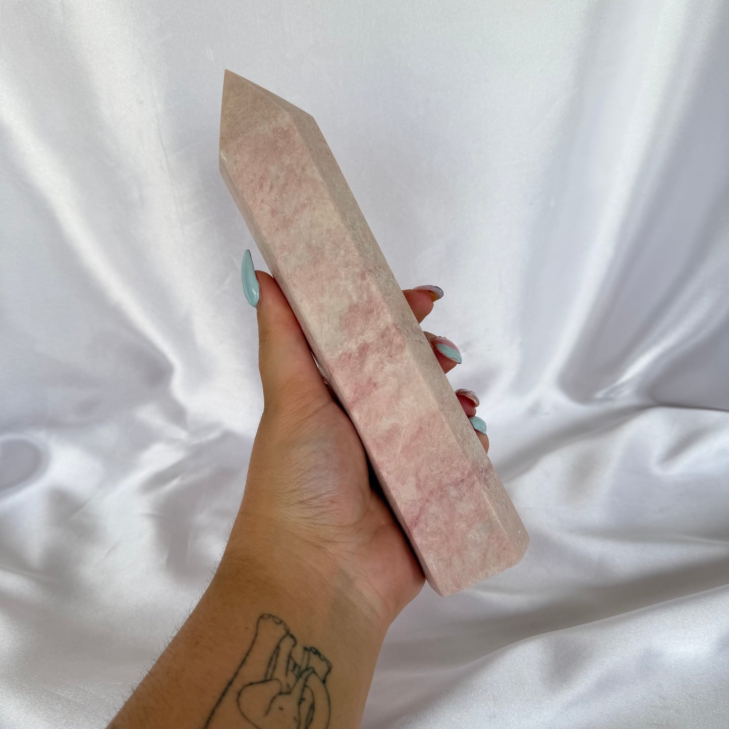 XL pink opal towers