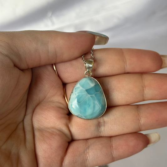 S925 Larimar pendant #422