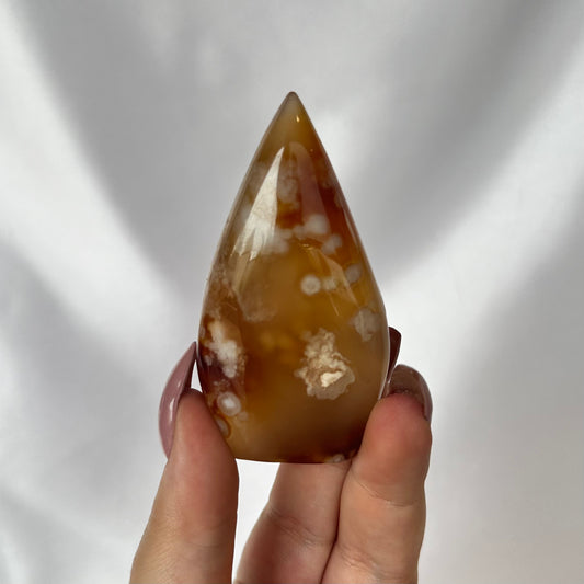Flower agate freeform #276