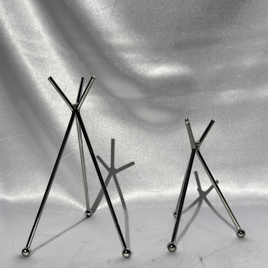 Assorted teepee sphere stands