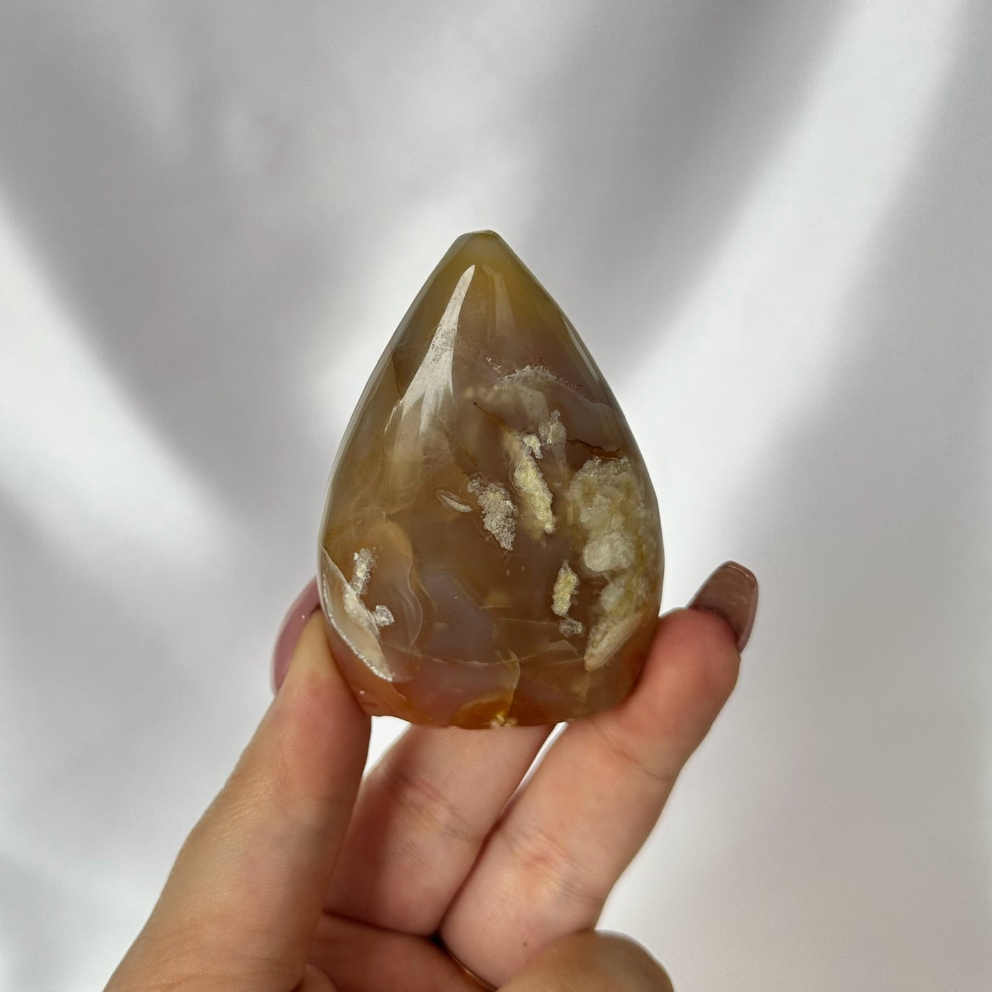 Flower agate freeform #261